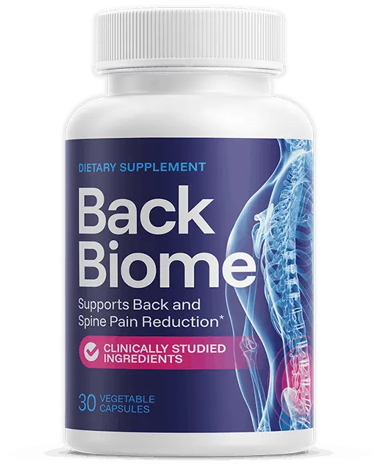 BackBiome Supplement Bottle Support